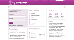 Desktop Screenshot of my.notocord.com
